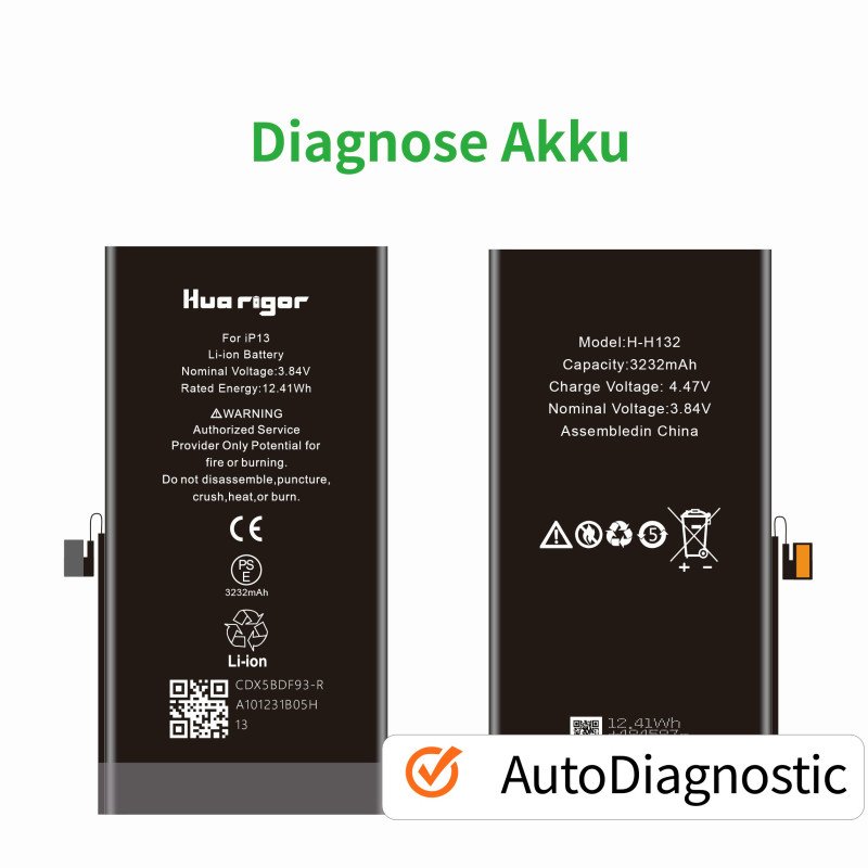 Auto Diagnostic Non Popup Akku für iPhone 13 Ohne Fehlermeldung