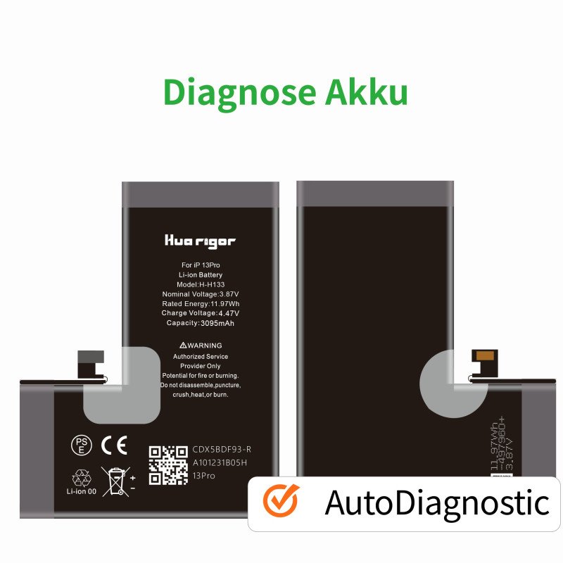 Auto Diagnostic Non Popup Akku für iPhone 13 Pro Ohne Fehlermeldung