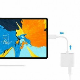 Adapter USB-C auf 3,5mm Audio Weiß
