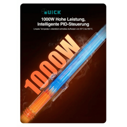 QUICK M7 Schnellheiz-Lötstation 1000W mit LCD-Display 220 V