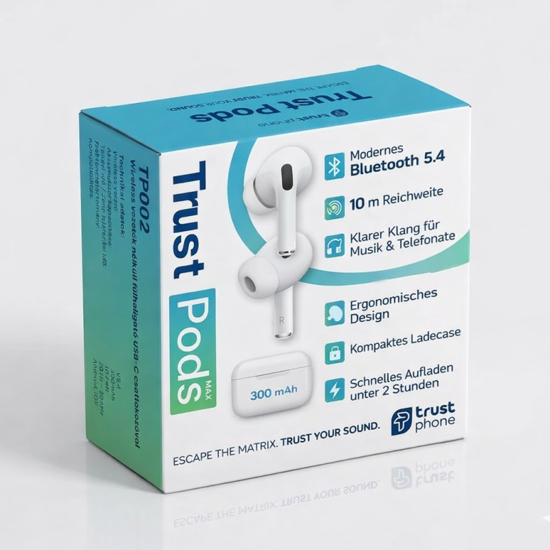 EarPods TP 2 Trustphone Bluetooth Kopfhörer 2. Generation