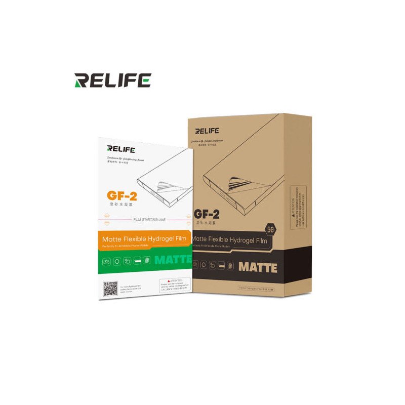 RELIFE GF-2 Matte Hydrogel-Folie 50 Stück