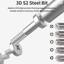 RELIFE RL-726 Version Y 0.6 – Präzisions Schraubendreher mit 3D-Drehmoment & starker Magnet