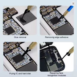 RELIFE TK5 8-in-1 Präzisions-Klingenset – Multifunktionswerkzeug für IC-, CPU- & Mainboard-Reparatur