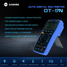 SUNSHINE DT-17N Digitales Multimeter – Vollautomatisch mit LCD-Display & intelligenter Bereichserkennung
