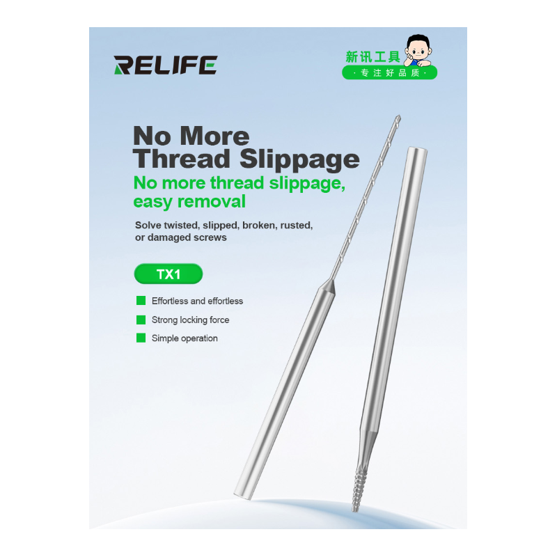RELIFE TX1 Schrauben-Ausdreher Bohrer-Set für beschädigte festsitzende rostige Schrauben