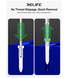 RELIFE TX1 Schrauben-Ausdreher Bohrer-Set für beschädigte festsitzende rostige Schrauben