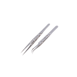 Profi Spitz Pinzette HRC40 gerade & gebogen