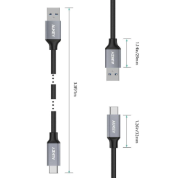 USB to C von Aukey 3er Pack