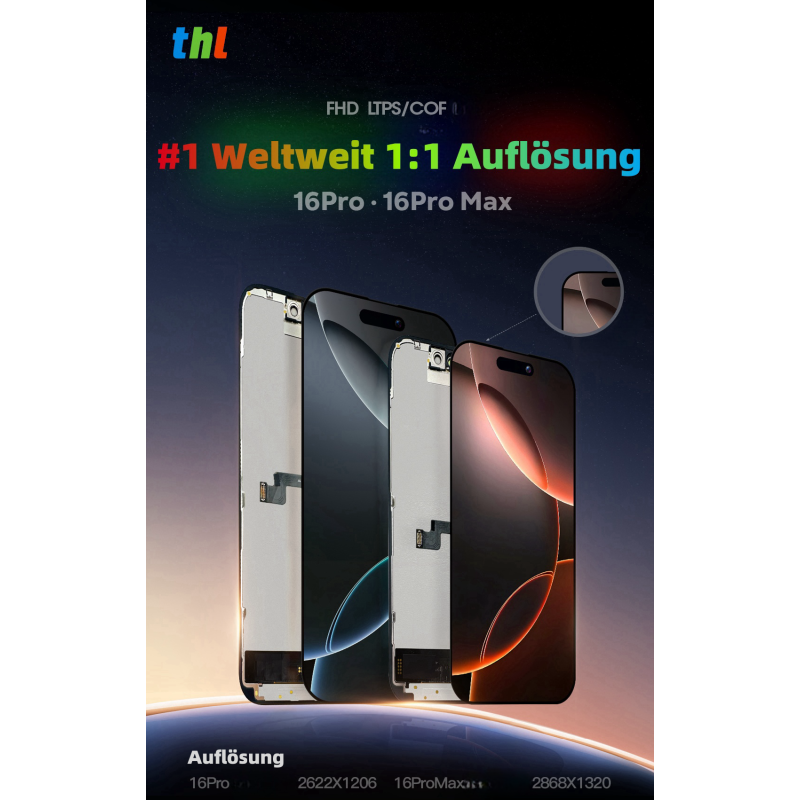 THL Display für iPhone 16 Pro Max Incell