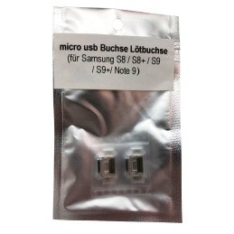 2x Lötbuchse Samsung Galaxy Note 9 S8 S8+ S9 S9+