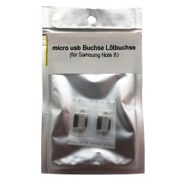 2x Lötbuchse Samsung Galaxy Note 8