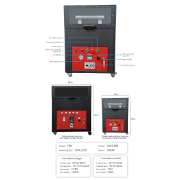 TBK 938M Display refurbish machine