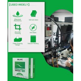 Sunshine Relife RL-045 Cleanroom Wipes 50 stk.