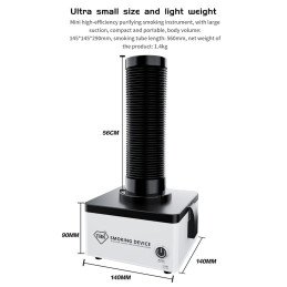 TBK-638Mini 50W Smoke Remover