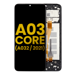 Display für Samsung Galaxy A03 Core/A032F refurbished mit Rahmen
