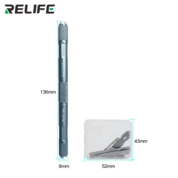 Sunshine RELIFE RL-101B Skalpell 8in1 Reparatur Messer Skalpell Metall Präzisionsmesser Klinge wechselbar