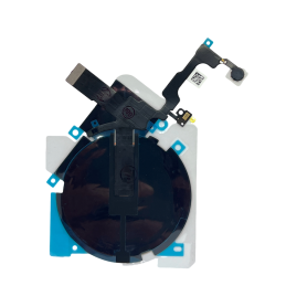 Blitzlicht Flex + NFC Wireless Chargning Induktionsspule mit oberem Mikrofon Chip für iPhone 15 Plus