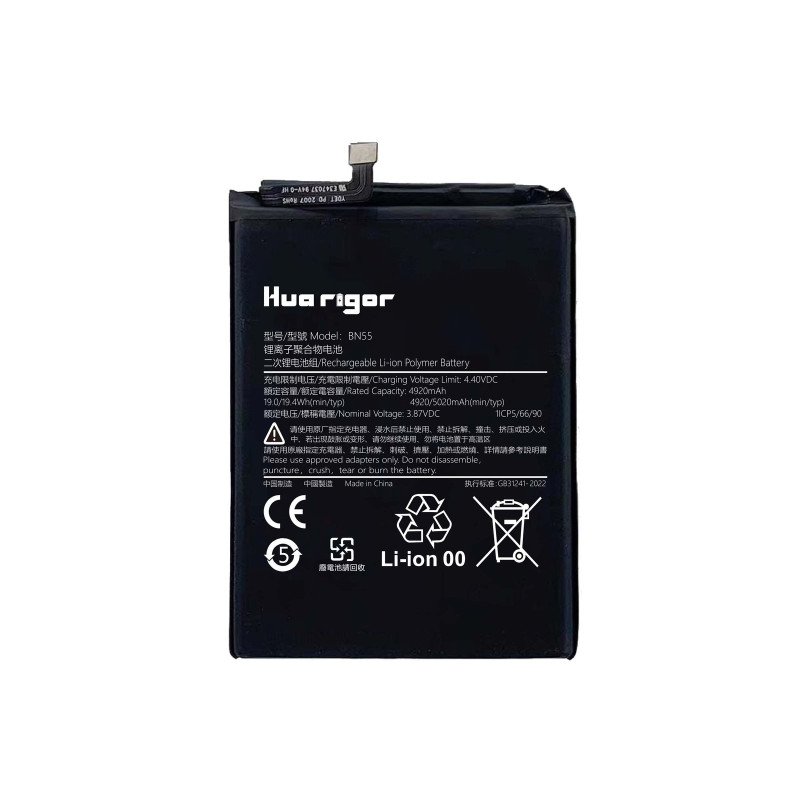 Huarigor Akku für BN55 Xiaomi Redmi NOTE 9S 5020mAh