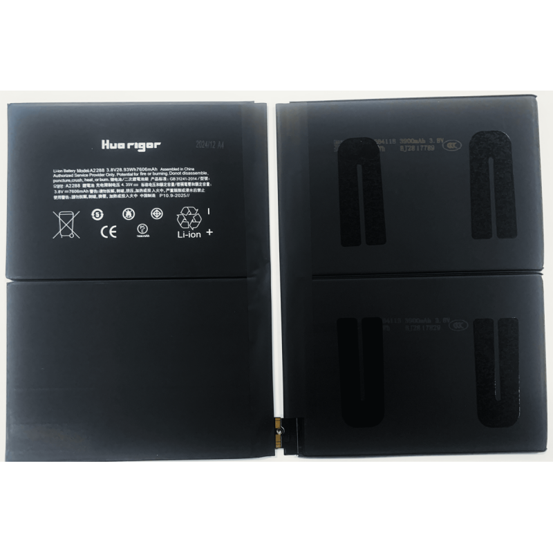Huarigor Akku für A2288 iPad Air 4/iPad Air 5/iPad 10 (2022)/iPad Air 6 (2024) 7606mAh  (A2316/A2324/siehe Beschreibung)