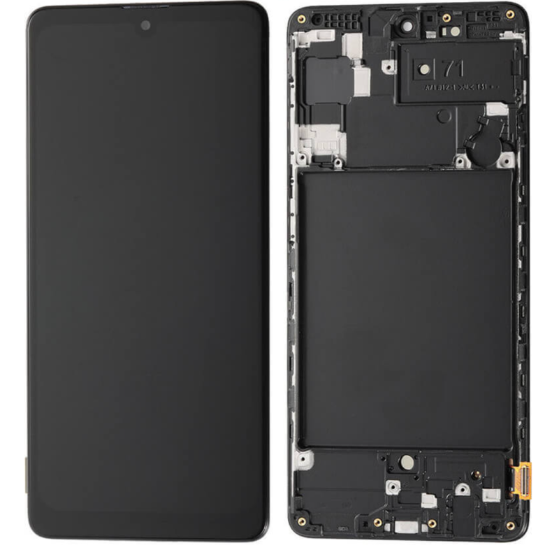 Display für Samsung Galaxy A71 4G/A715F hard OLED mit Rahmen