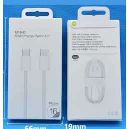Ladekabel 1m C-C 60W Weiß für iPhone 16