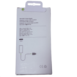 C-C Adapter Ladegerät 35W für iPhone 15 Pro Max mit Kabel Weiß