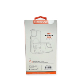 Xssive TPU Hülle für iPhone 15 Serie - Transparent mit MagSafe