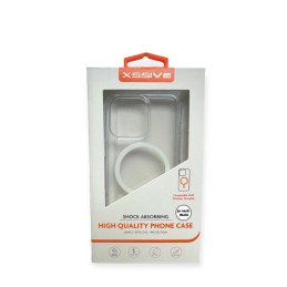 Xssive TPU Hülle für iPhone 15 Serie - Transparent mit MagSafe