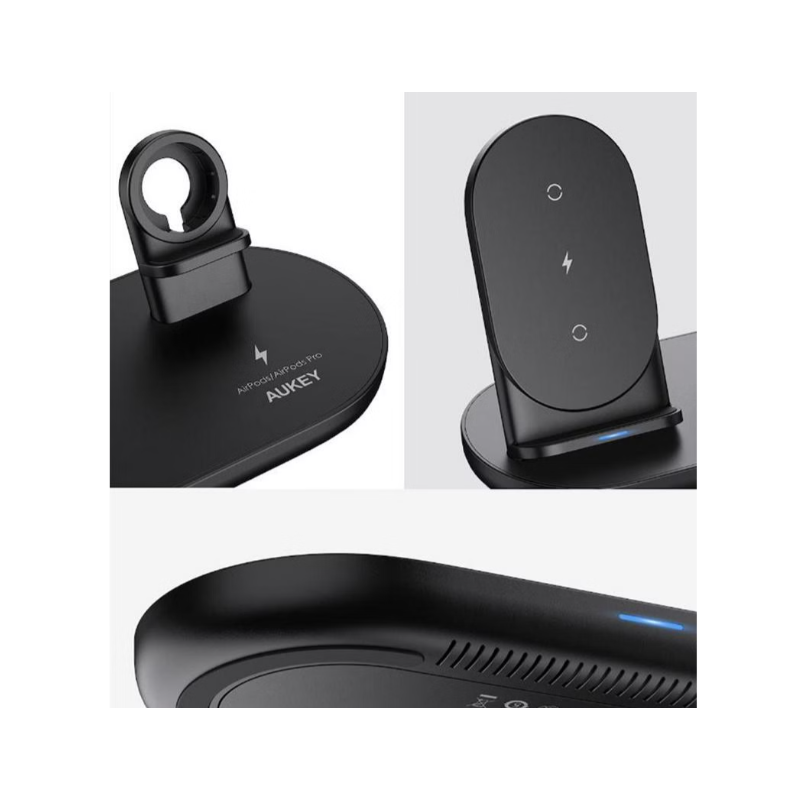AUKEY 3-in-1 Wireless Charging Station LC-A3