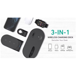 AUKEY 3-in-1 Wireless Charging Station LC-A3