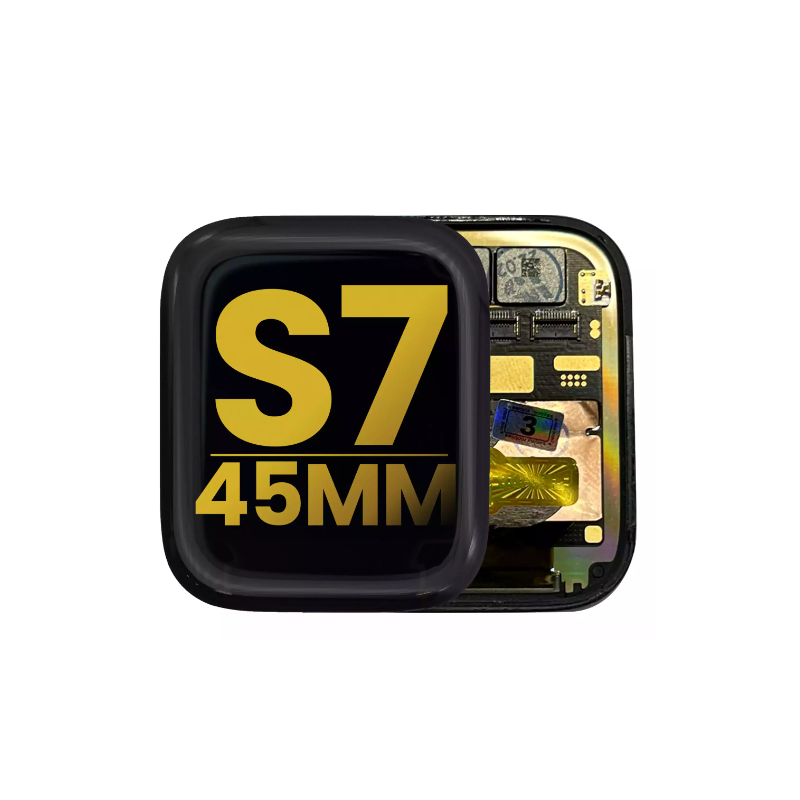 Display für Apple Watch Serie 7 45mm Original Gebraucht Schwarz