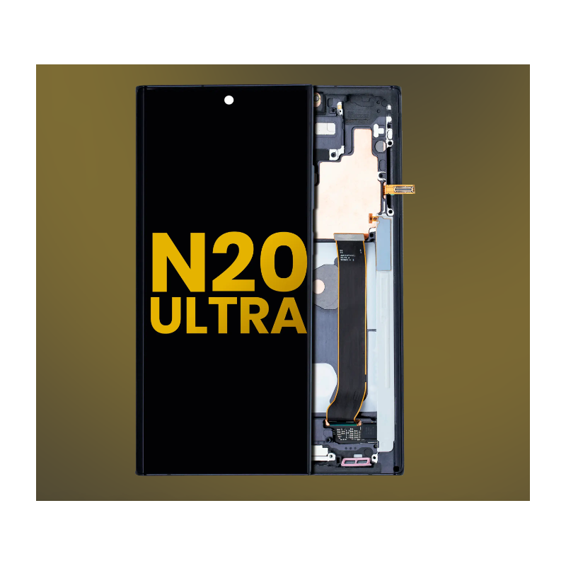 Display für Samsung Galaxy Note 20 Ultra (N985F|N986B) Soft OLED mit Rahmen