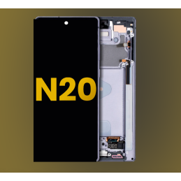 Display für Samsung Galaxy Note 20 (N980F|N981B) Soft OLED mit Rahmen