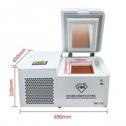 LCD Mini Freezer TBK-578  Bildschirm Entferner Displaytausch leicht gemacht