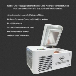 LCD Mini Freezer TBK-578  Bildschirm Entferner Displaytausch leicht gemacht