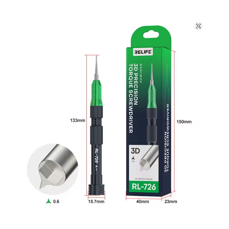 RELIFE RL-726 Version Y 0.6 – Präzisions Schraubendreher mit 3D-Drehmoment & starker Magnet