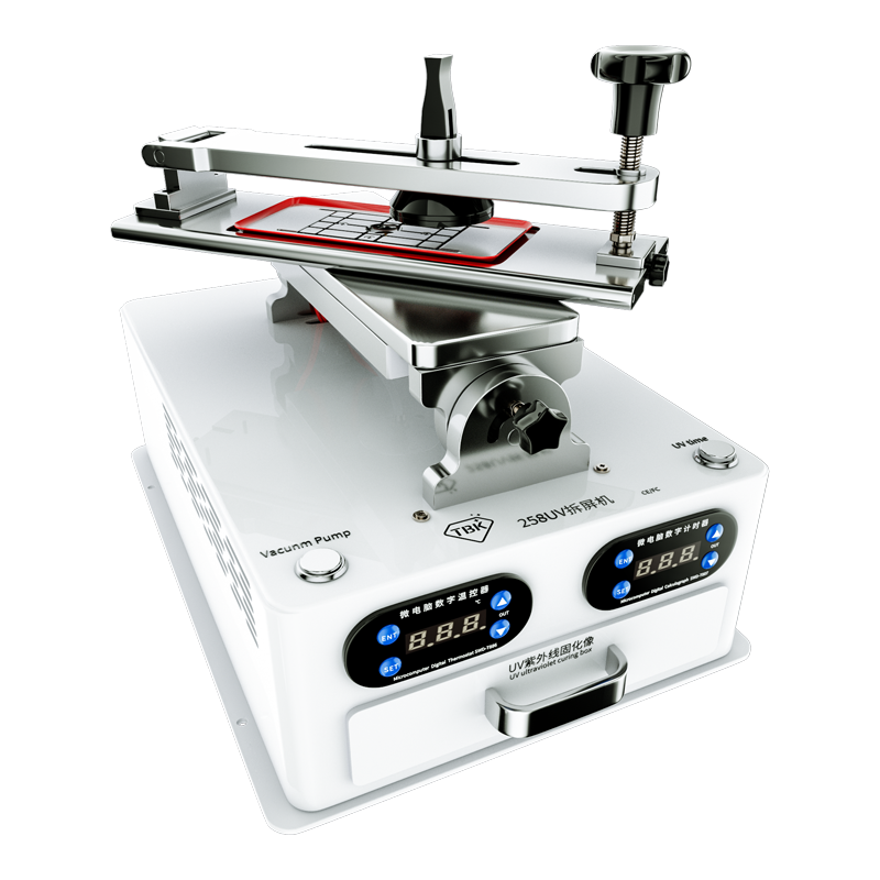 TBK-258 LCD Trennmaschine mit UV Härtungsbox und Vakuumpumpe TBK-258 LCD Trennmaschine mit UV Härtungsbox und Vakuumpumpe