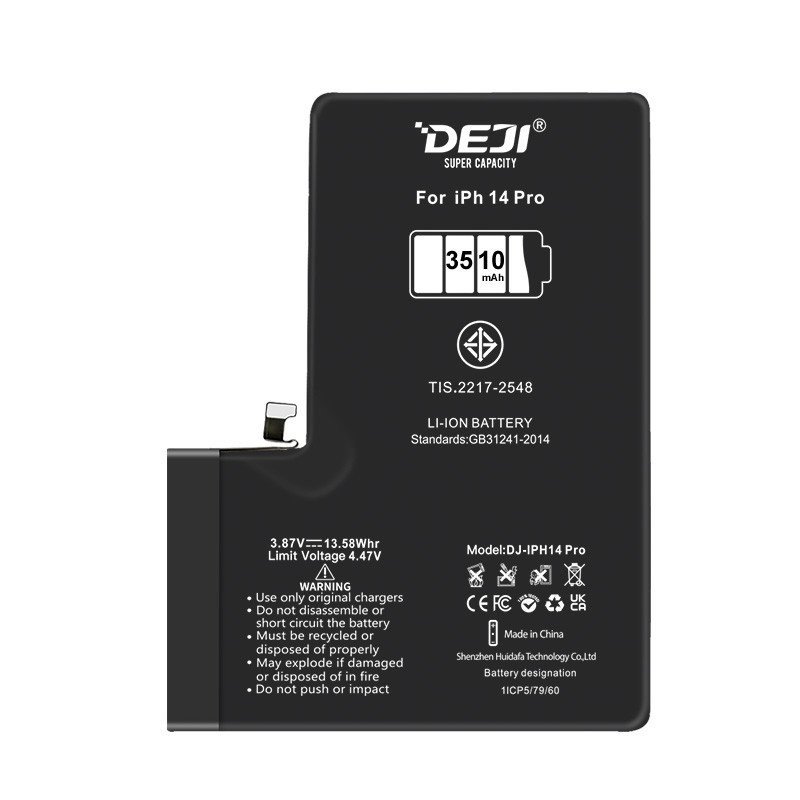 DEJI Akku für iPhone 14 Pro 3510 mAh H.K.