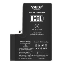 DEJI Akku für iPhone 14 Pro Max 4750 mAh H.K.
