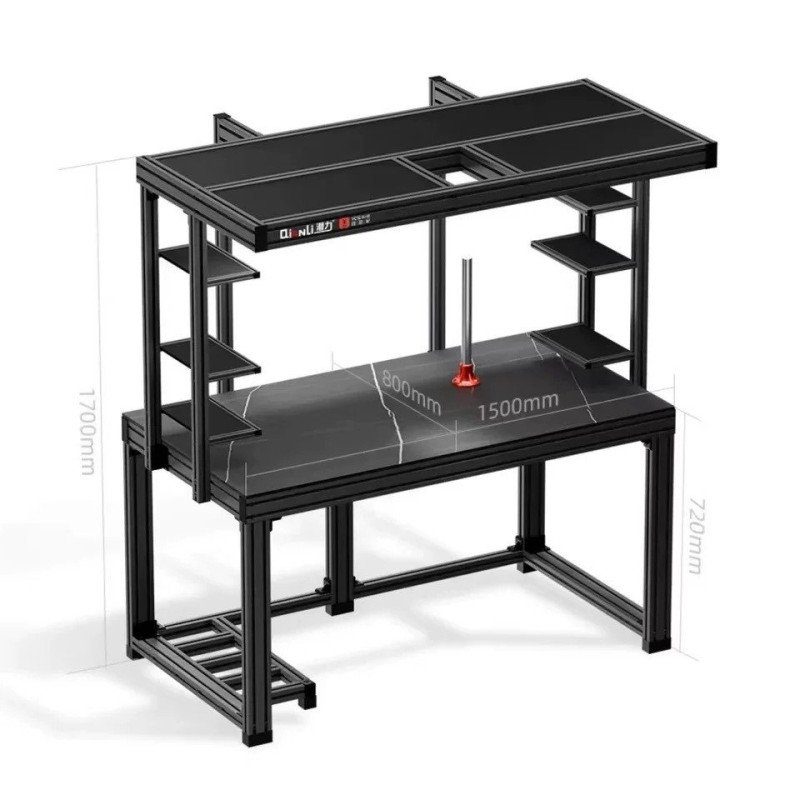 Qianli & YCS „Rock-Solid“ Reparatur Workstation Tisch 1.5m mit LED-Beleuchtung & Schwenkarmhalterung