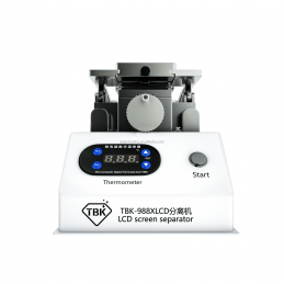 Display LCD Trennmaschine Heizmaschine TBK-988X Siebreinigung mit 2 Pumpen Aushärtung