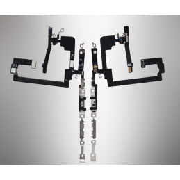 Bluetooth Antenne Signal Flexkabel + Ein/Aus Power Button mit oberem Mikrofon Chip für iPhone 15 Plus