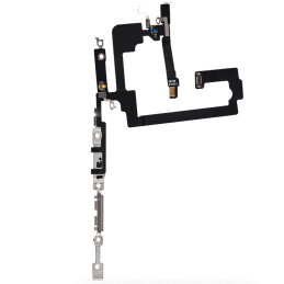 Bluetooth Antenne Signal Flexkabel + Ein/Aus Power Button mit oberem Mikrofon Chip für iPhone 15 Plus