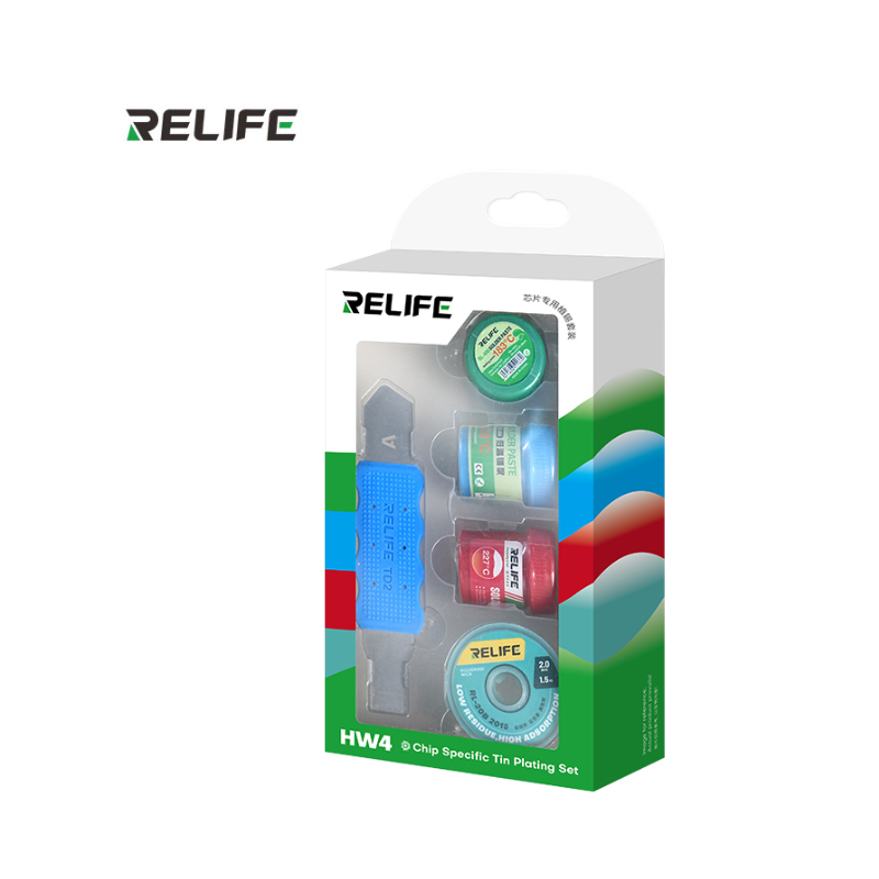 Relife HW-4 Lötzubehör-Set – Hochwertige Verbrauchsmaterialien für Löten & Rework
