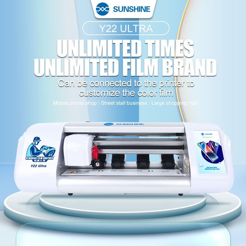 SUNSHINE Y22 Ultra Folien-Schneidemaschine 12,9" – Unlimited Cuts, WiFi & Bluetooth, 80+ Sprachen