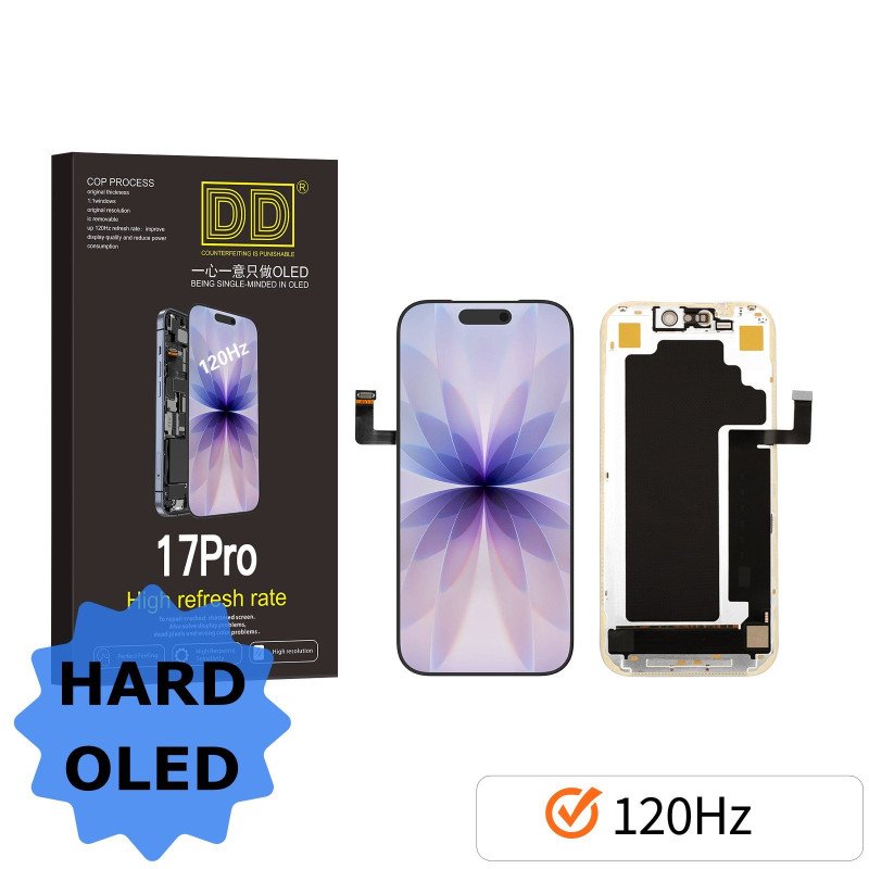 DD Hard OLED Display für iPhone 17 Pro - 120 Hz