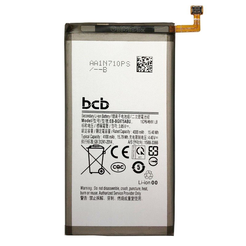 Akku für Galaxy S10 Plus,  4.000mAh