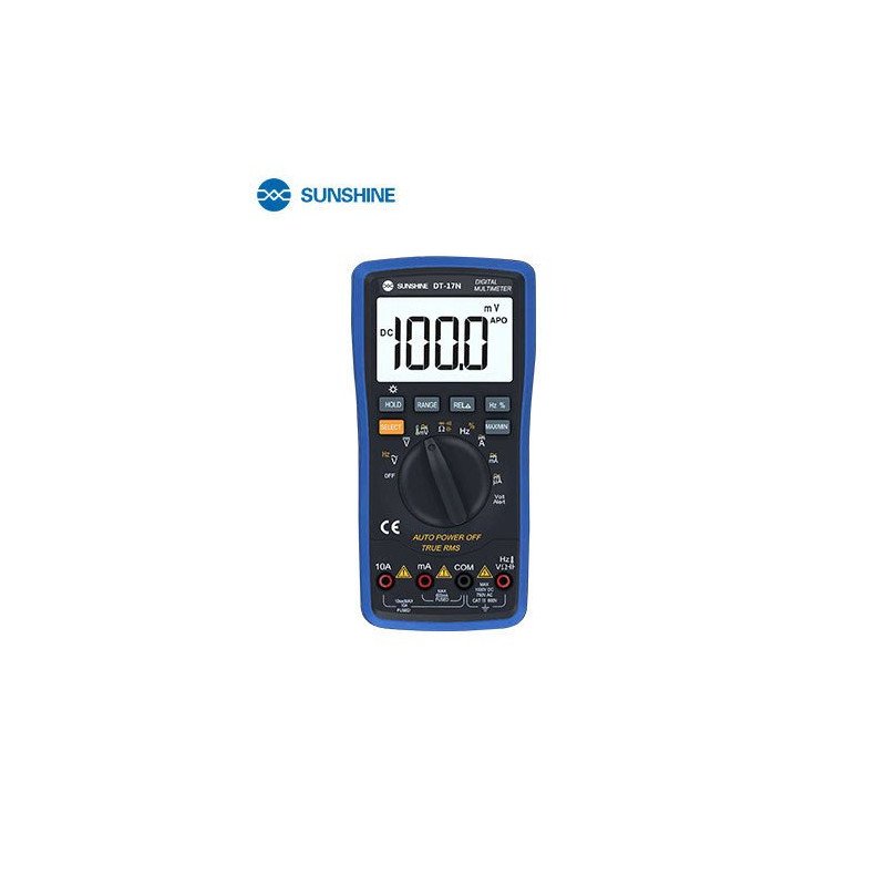 SUNSHINE DT-17N Digitales Multimeter – Vollautomatisch mit LCD-Display & intelligenter Bereichserkennung
