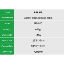 RELIFE RL-910 Battery Adhesive Remover 27V for iPhone 16 / 16e